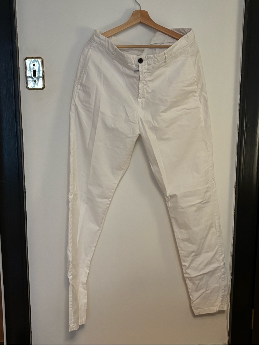 Men’s Giorgio Armani white chino